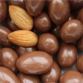 Almendras con chocolate