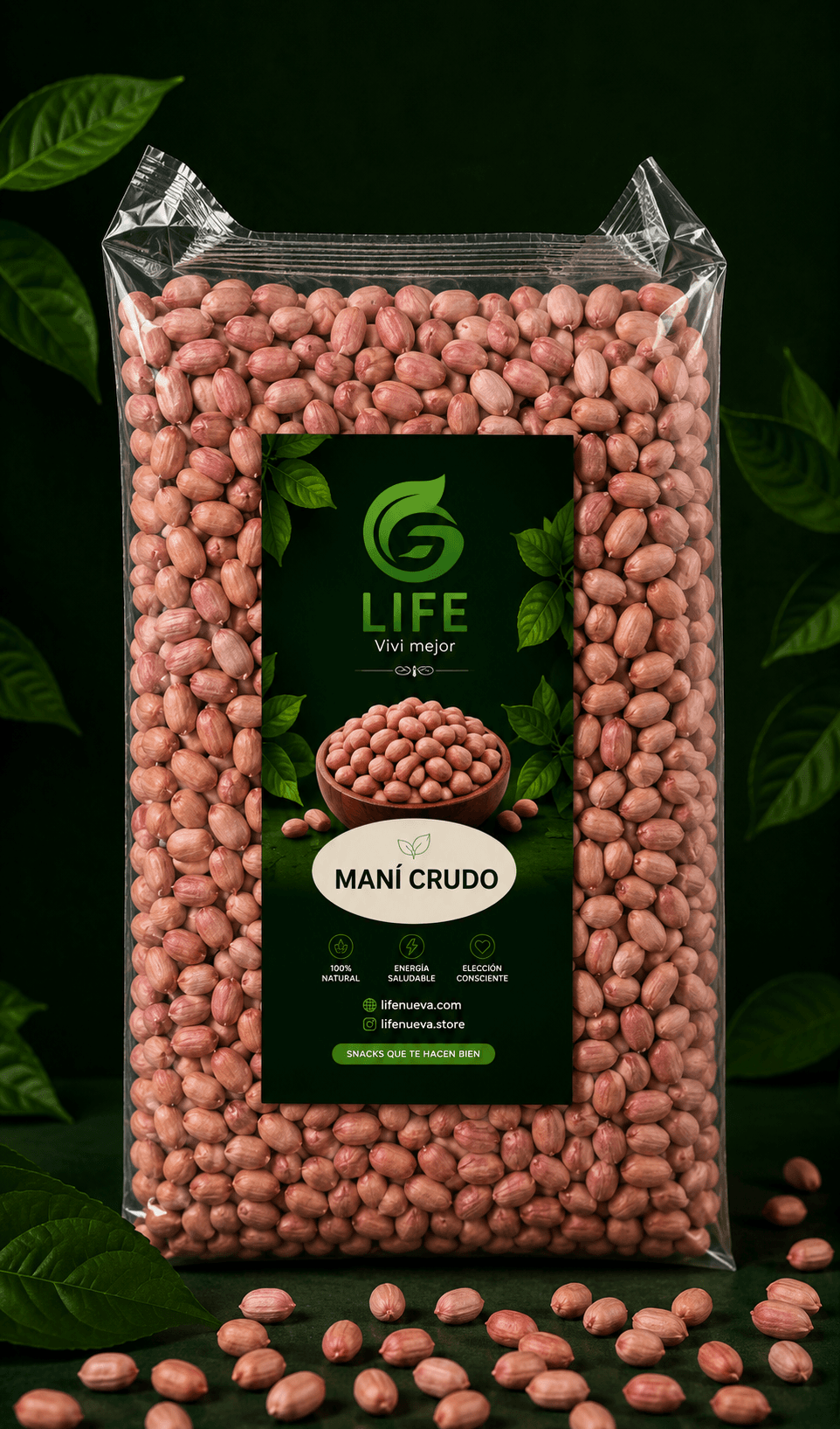 Maní crudo