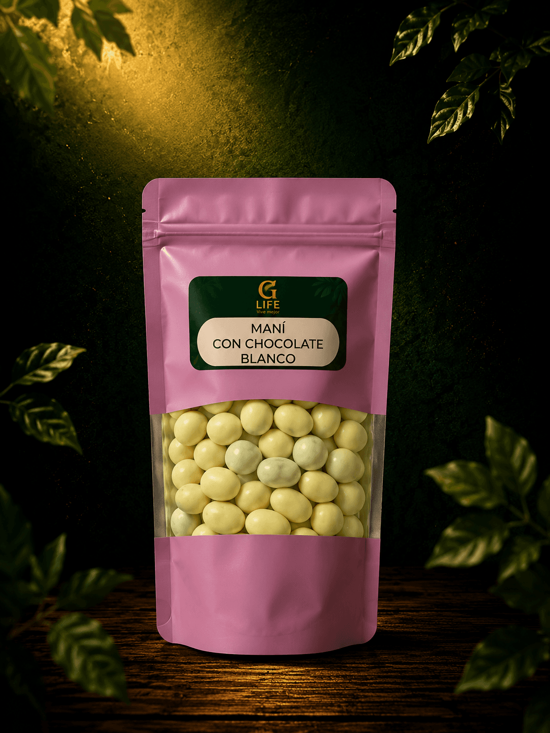 Maní con Chocolate Blanco