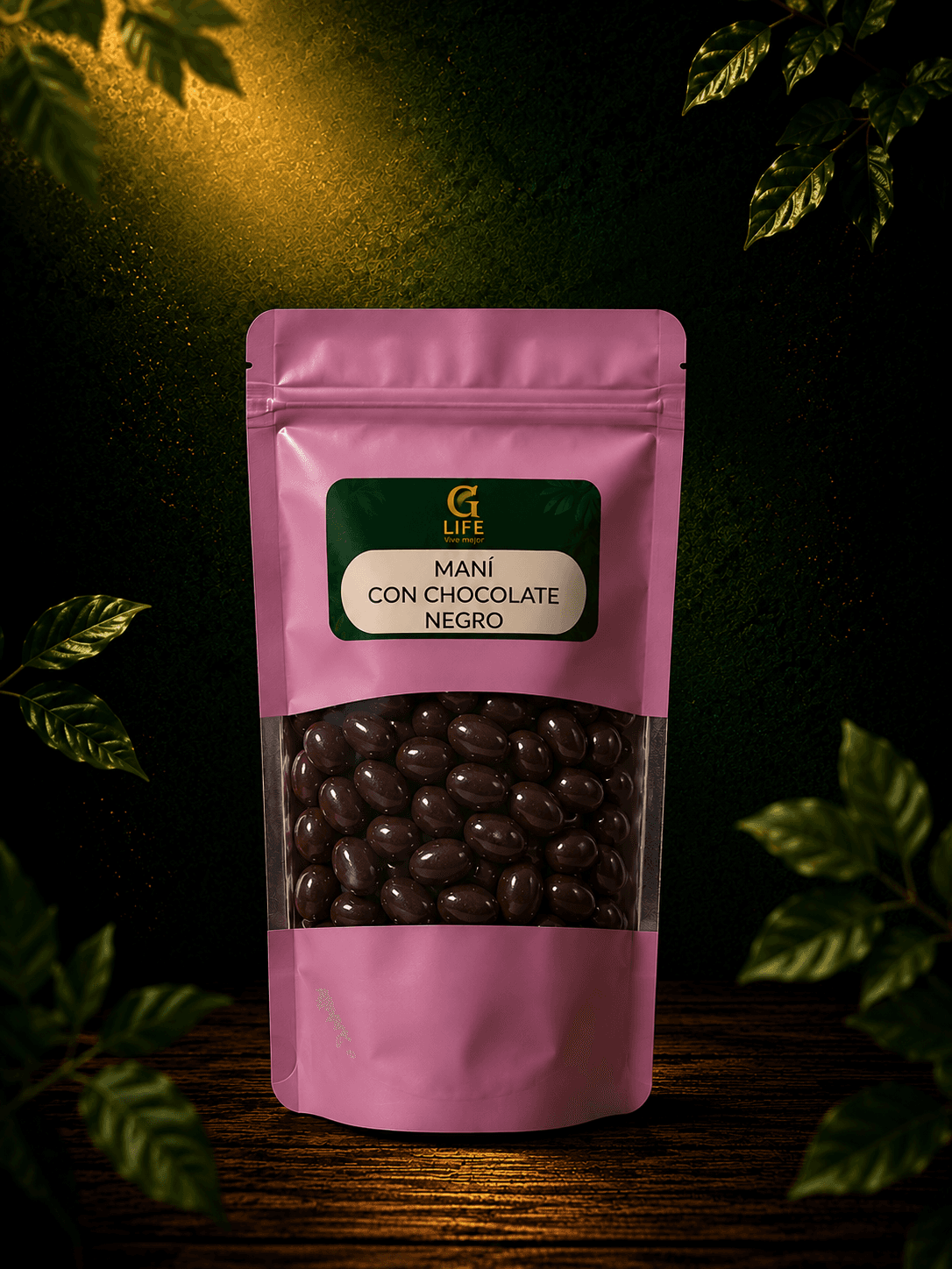 Maní con Chocolate Negro