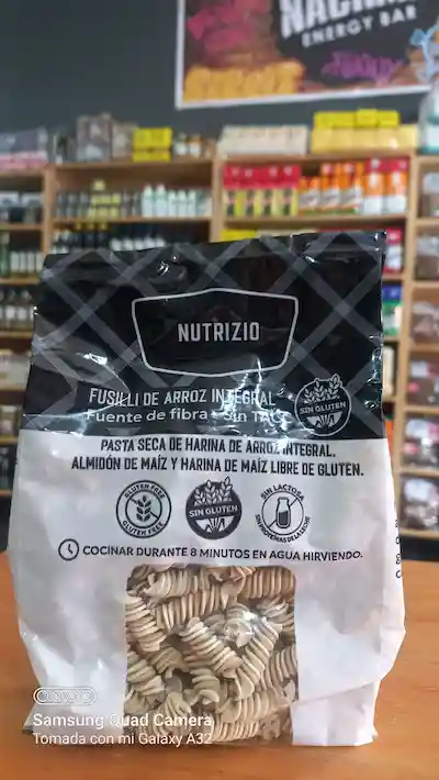 Fusilli de arroz integral