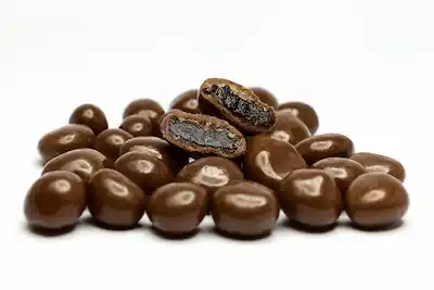 Pasas de uva con chocolate